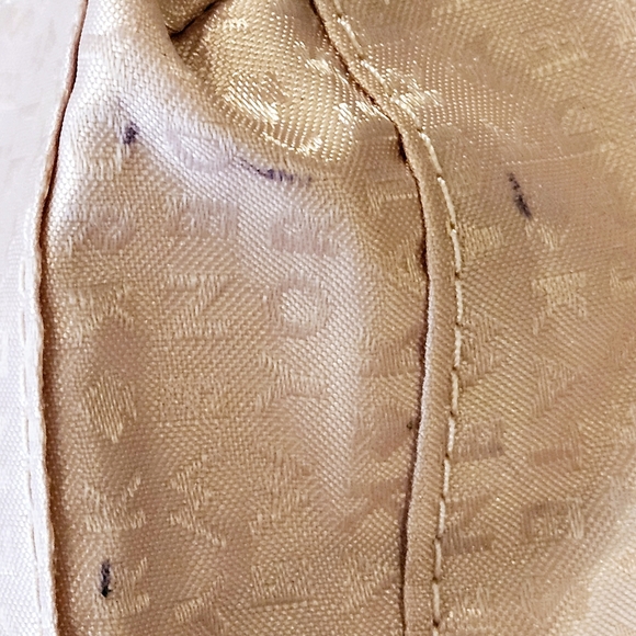 Kate Spade Backpack Pebbled Pink Leather 'Chester Street' Drawstring Backpack - Picture 12 of 16